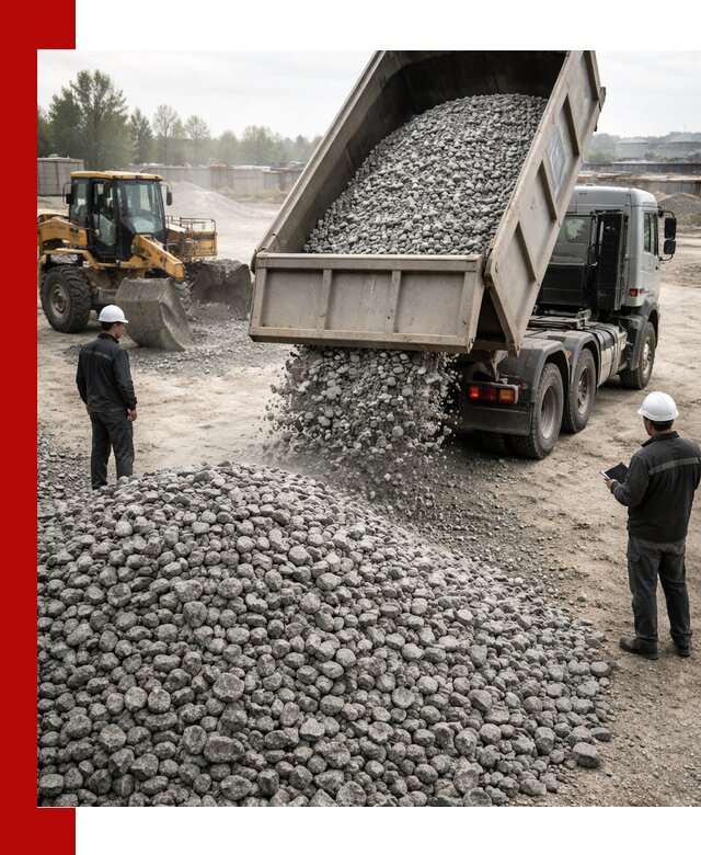 Доставка гранитного щебня фракции 20-40 в Казани