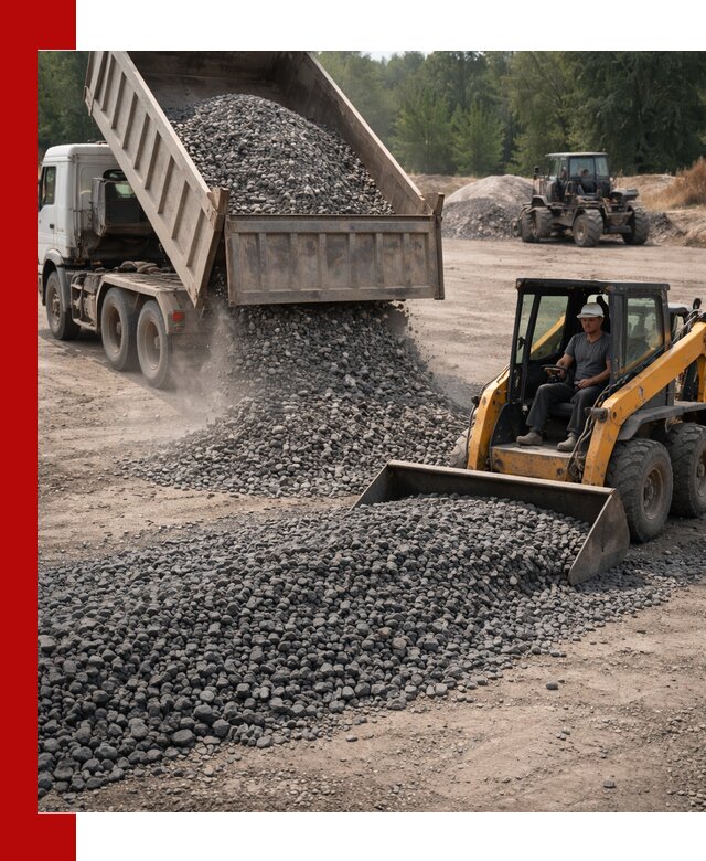 Гранитный щебень фракция 40-70 с доставкой в Казани