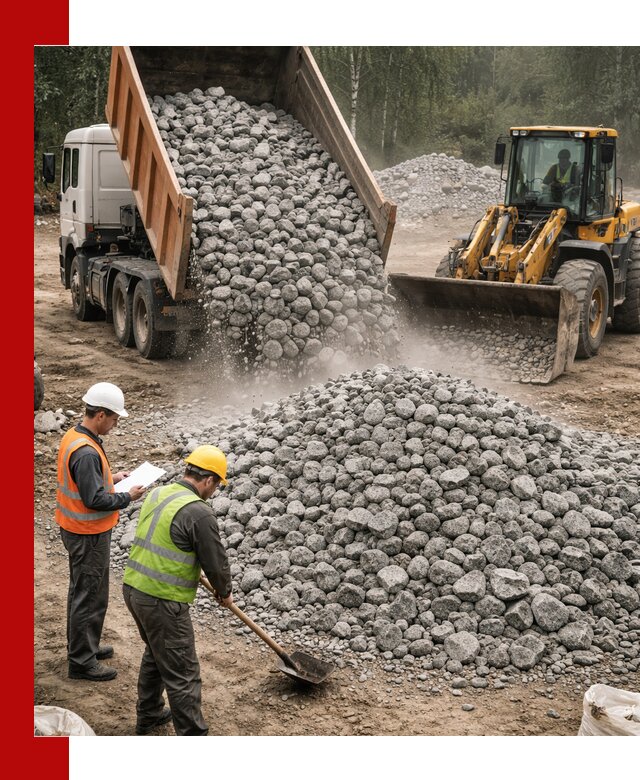 Гранитный щебень фракция 70-150 доставка в Казани