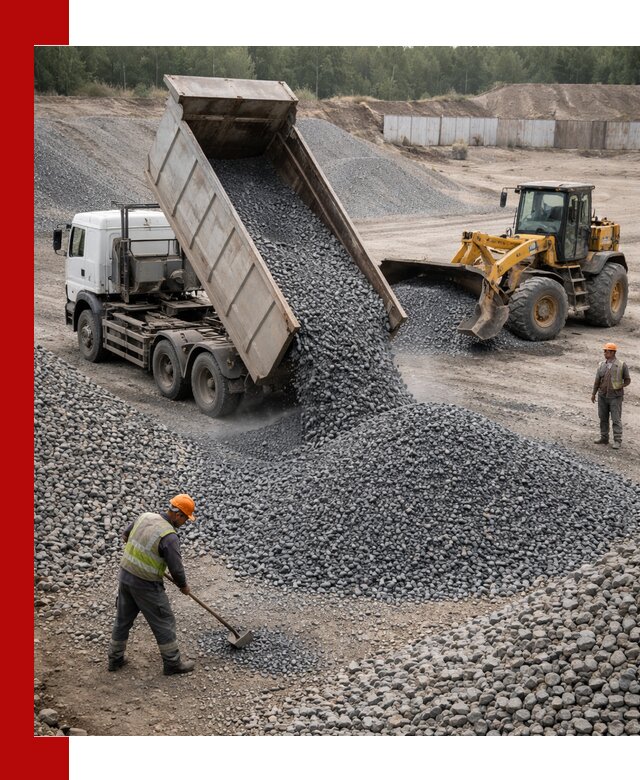 Щебень габбро-диабаз фр. 5-20 с доставкой в Казани