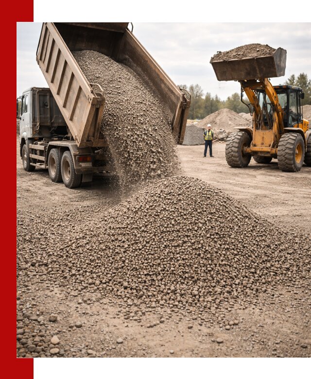 Гравийный щебень фракция 3–10 с доставкой в Казани