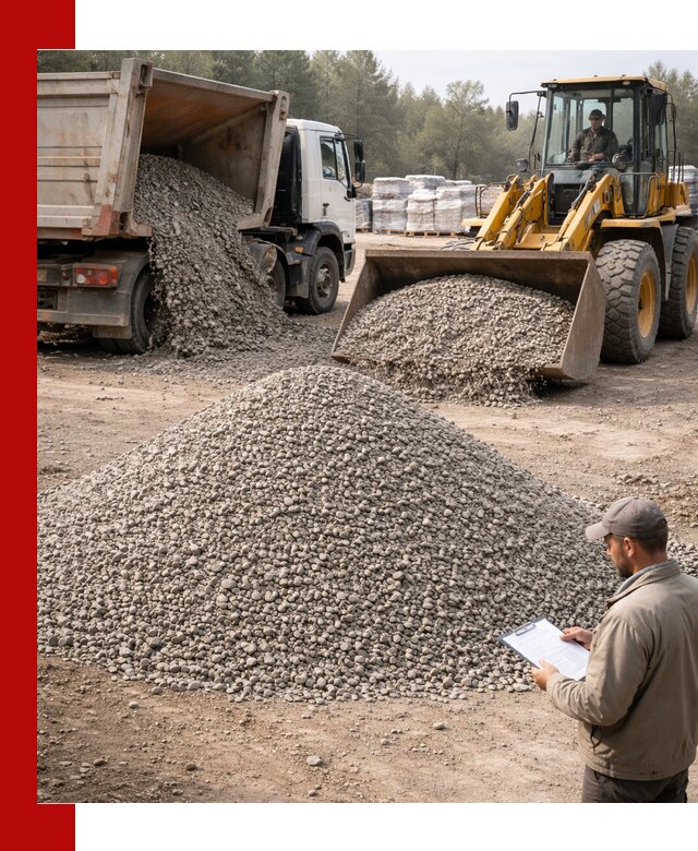Гравийный щебень фракция 5–10 с доставкой в Казани