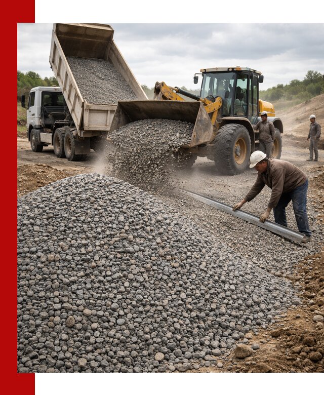 Гравийный щебень фракция 5-20 с доставкой в Казани