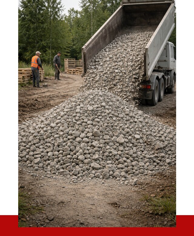 гравийный щебень фракция 70-120 в Казани от 2601 р. ПРОНЕРУДКзн