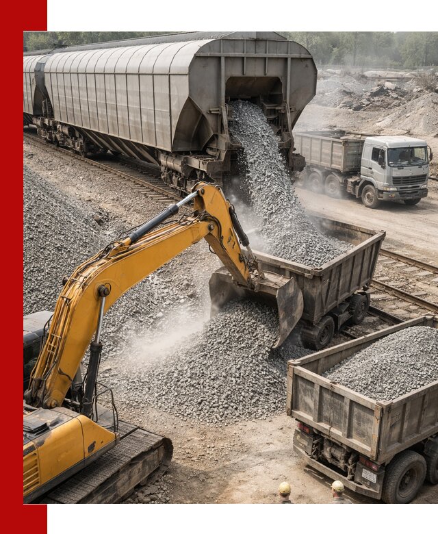 Доставка железнодорожного щебня в Казани крупными партиями быстрого отгруза