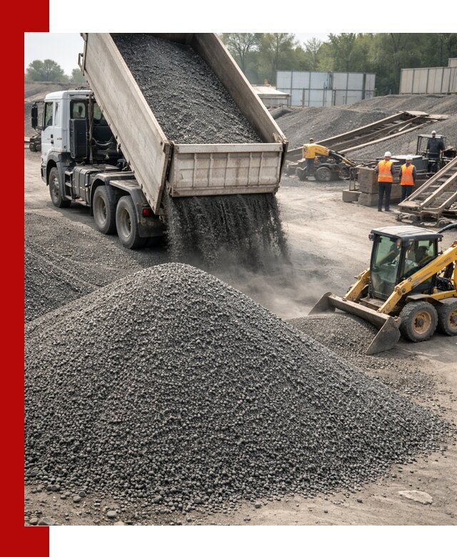 Вторичный щебень фракция 0–5 с доставкой в Казани