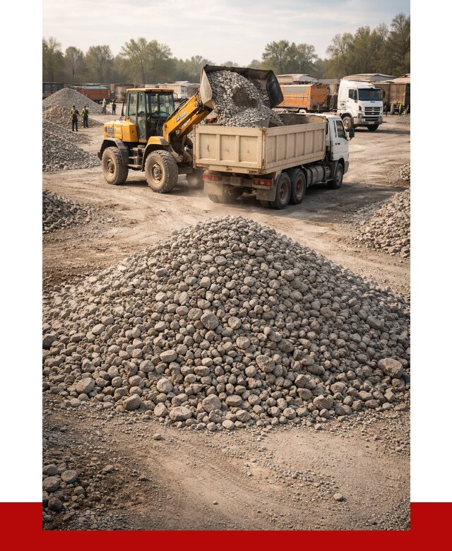 Вторичный щебень фракция 40-70 в Казани от 1847 р, ПРОНЕРУДКзн