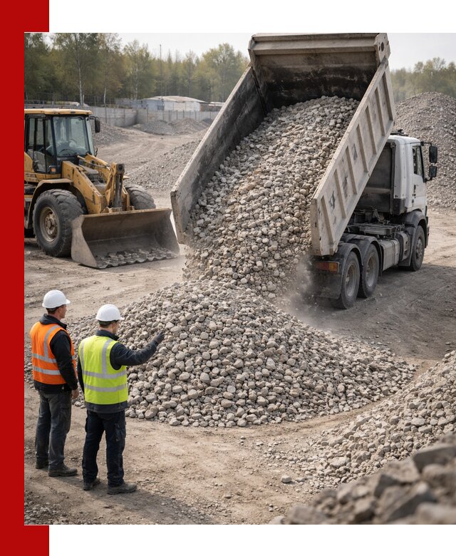 Вторичный щебень фракция 40–70 доставка в Казани