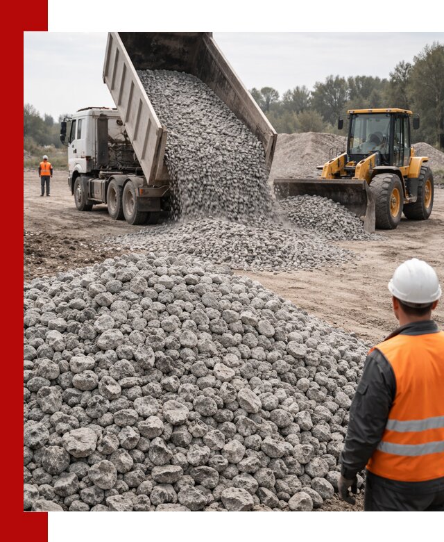 Доставка бетонного щебня фракции 20-40 в Казани