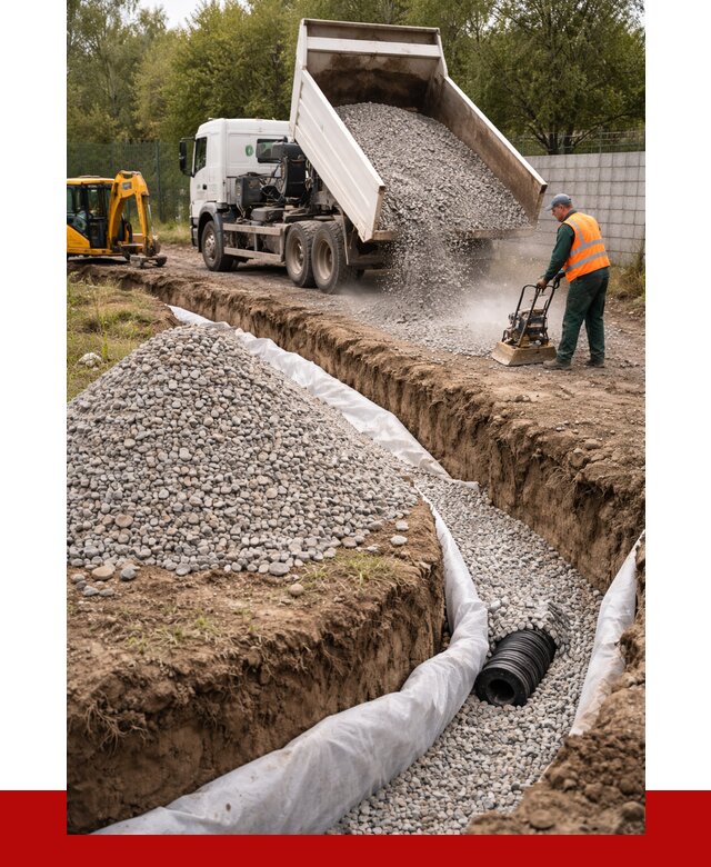 Щебень для дренажа в Казани от 1964 р., ПРОНЕРУДКзн доставка