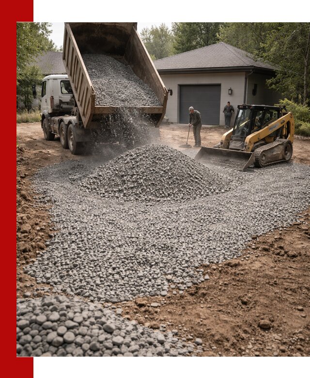 Щебень для парковки в Казани: доставка и укладка качественного материала