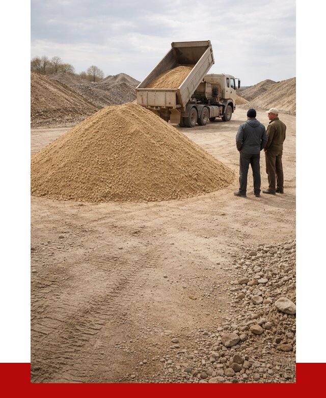 Карьерный песок крупнозернистый в Казани от 9024 р | ПРОНЕРУДКзн