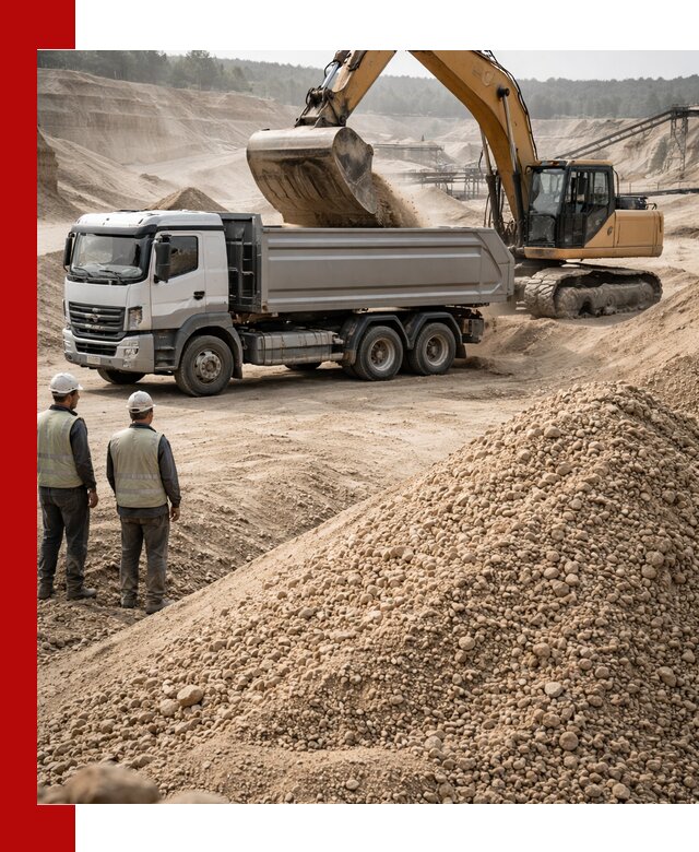 Карьерный крупнозернистый песок с доставкой в Казани