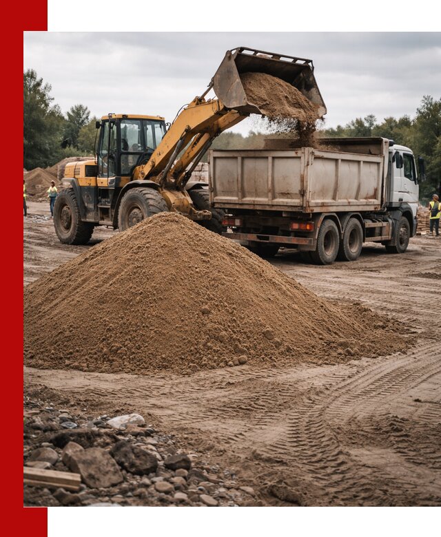 Доставка речного песка навалом в Казани быстро и выгодно