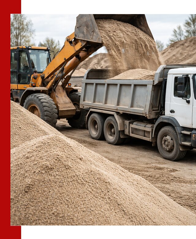 Доставка сеяного песка в Казани оптом и в розницу