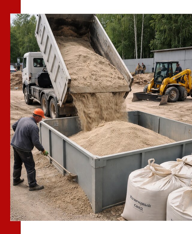 Кварцевый песок для фильтра в Казани — доставка и качество