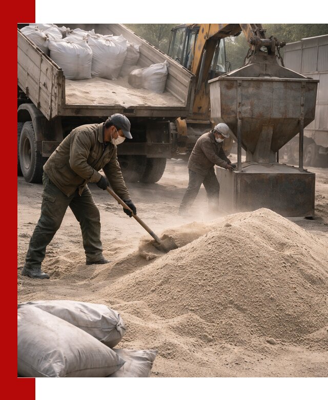 Кварцевый песок для пескоструя в Казани — доставка и качество