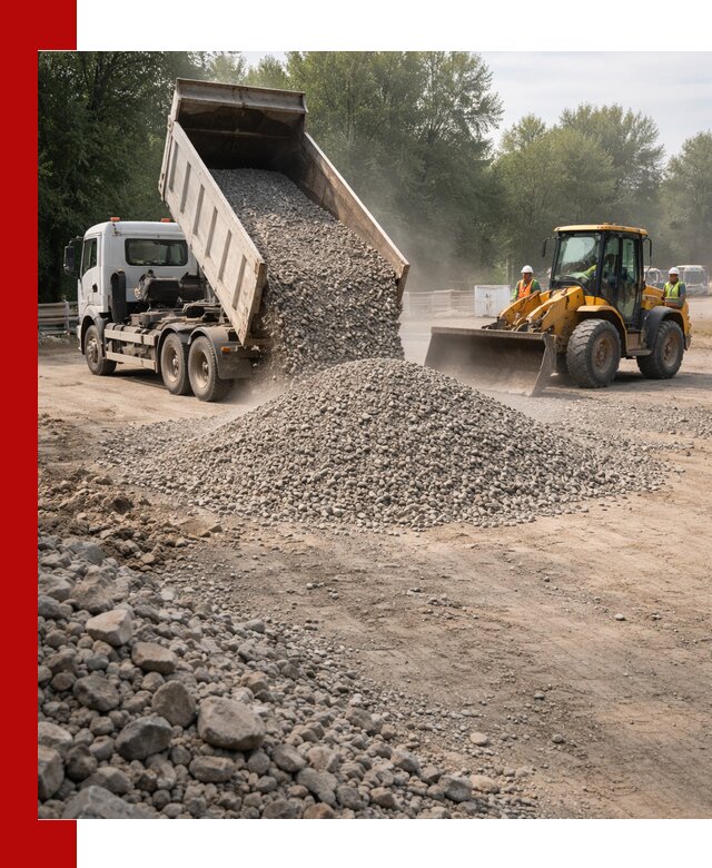 Гравий фракция 5–20 доставка в Казани оптом и в розницу