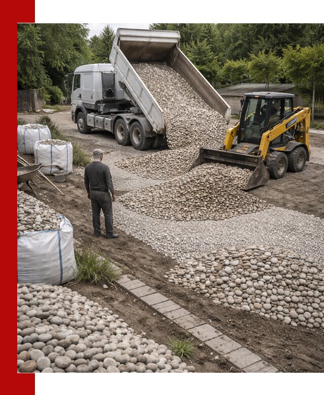 Доставка морской гальки оптом и в розницу в Казани