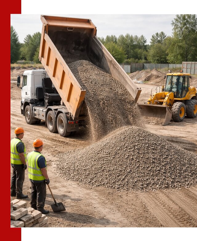 Доставка щебёночно-песчаной смеси ЩПС С7 в Казани