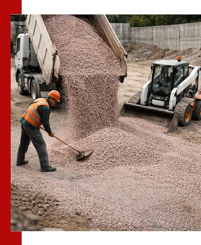 Крошка розовый гранит с доставкой в Казани от производителя