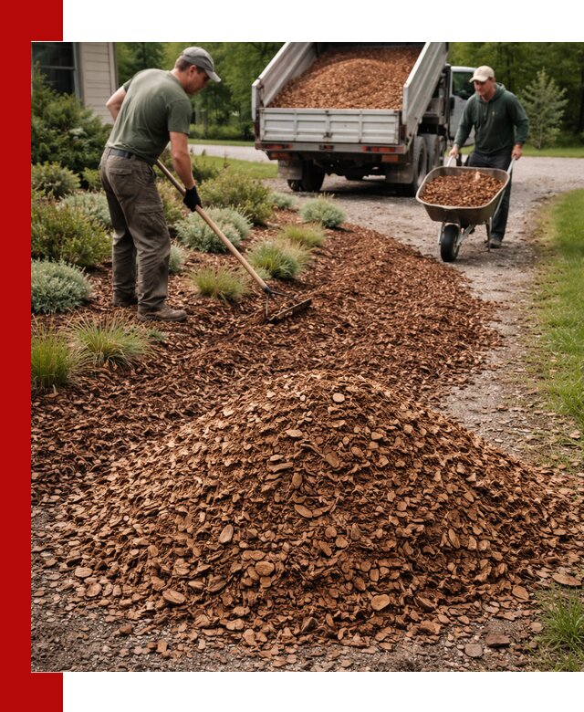 Крошка для мульчирования с доставкой в Казани