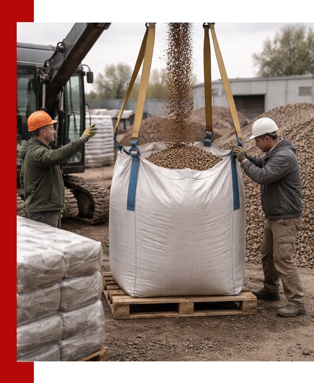 Керамзит в биг-бегах с доставкой в Казани