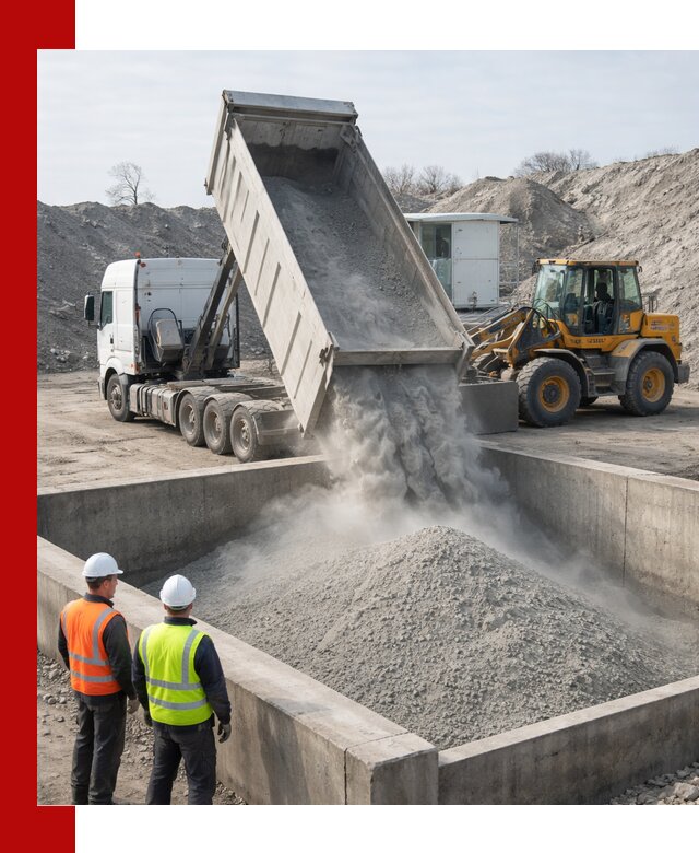 Доставка цемента навалом в Казани крупными партиями