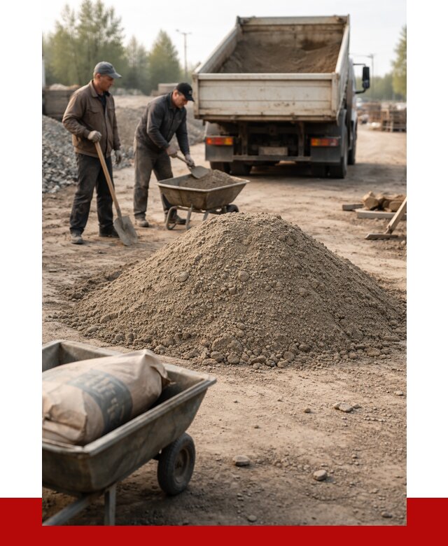 Цементно-песчаная смесь М150 в Казани от 4990 р. | ПРОНЕРУДКзн