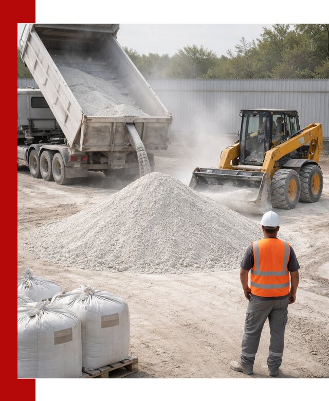 Доставка и продажа известняковой муки в Казани