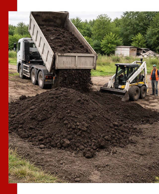 Поставка плодородной земли с доставкой самосвалом в Казани
