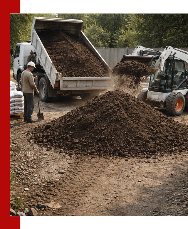 Доставка растительного грунта в Казани от производителя оптом и в розницу