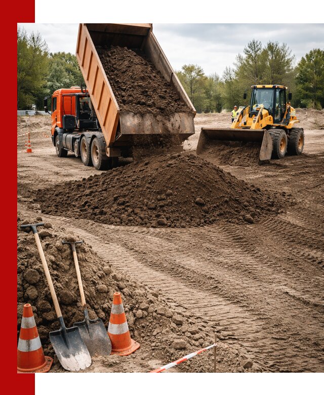 Поставка и доставка планировочного грунта в Казани