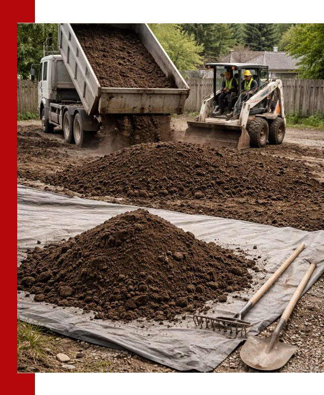 Грунт для отсыпки участка с доставкой в Казани