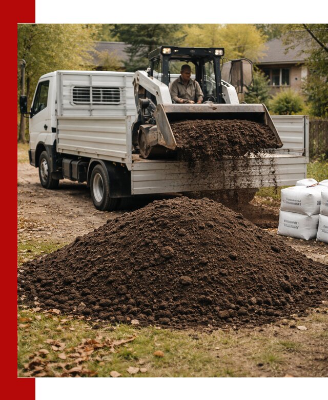 Доставка садовой земли в больших объёмах в Казани