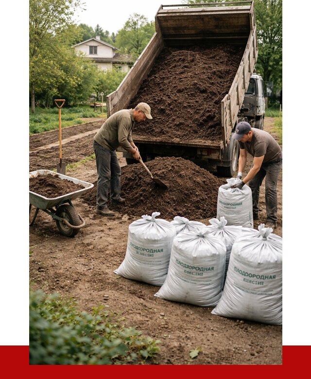 Плодородная смесь в Казани от 4459 р./куб с доставкой | ПРОНЕРУДКзн