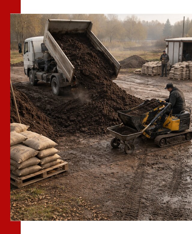 Кислый торф в доставке по выгодным ценам в Казани