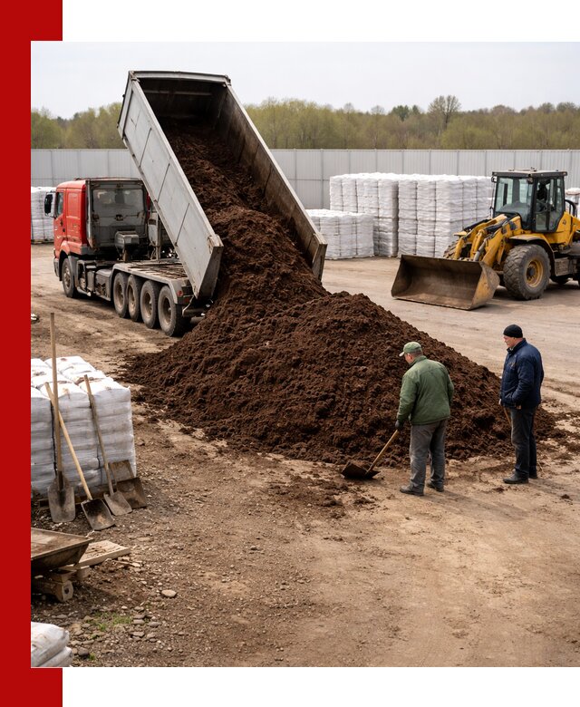 Доставка торфяных смесей оптом и в розницу в Казани