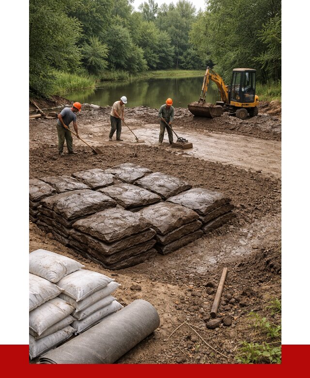 Купить глину для пруда в Казани от 4778 р. с доставкой | ПРОНЕРУДКзн