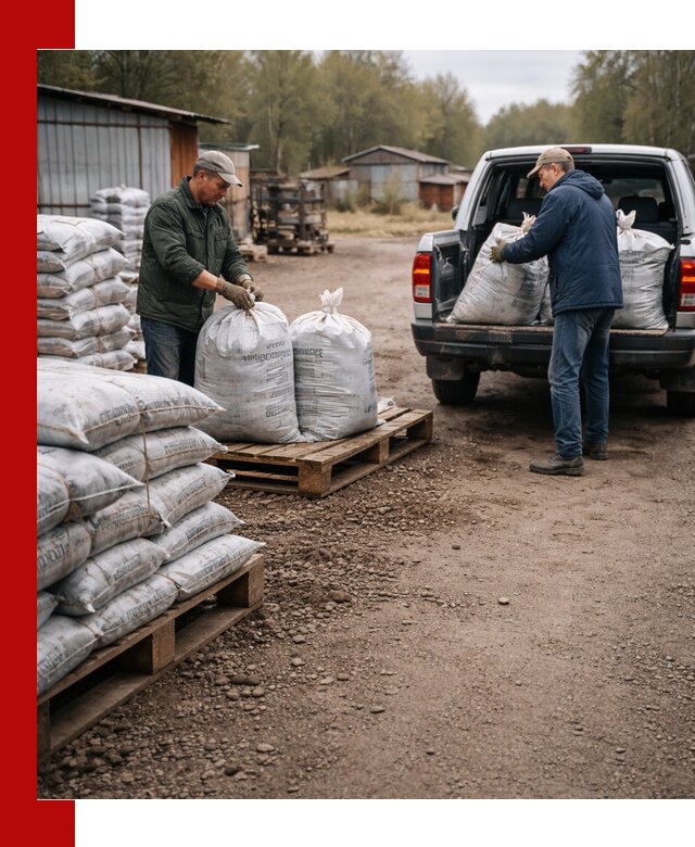 Купить конский навоз в мешках с доставкой в Казани