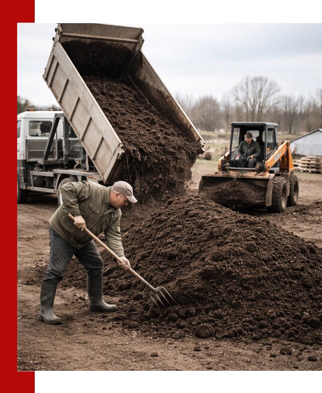 Доставка и продажа перегноя в Казани быстро и дешево