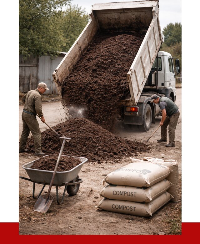 Купить компост в Казани от 4459 р. за куб с доставкой | ПРОНЕРУДКзн