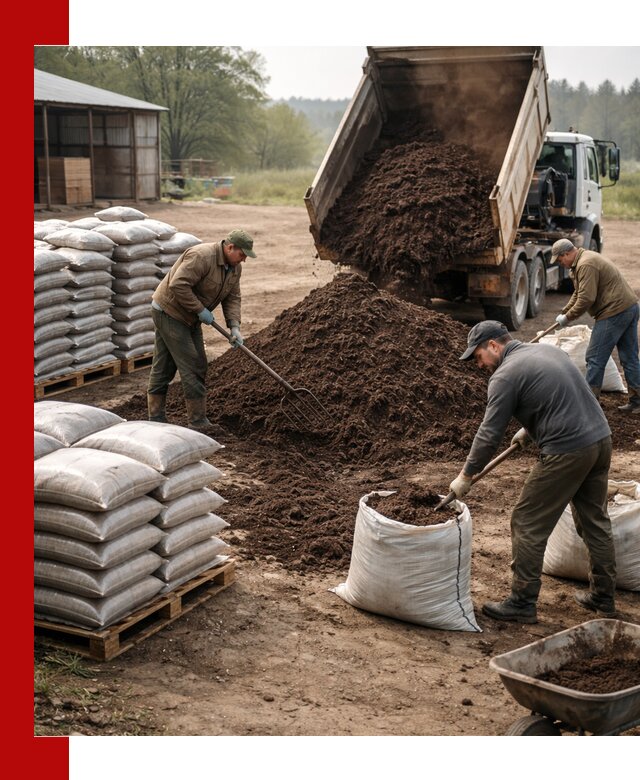 Доставка компоста оптом и в розницу в Казани