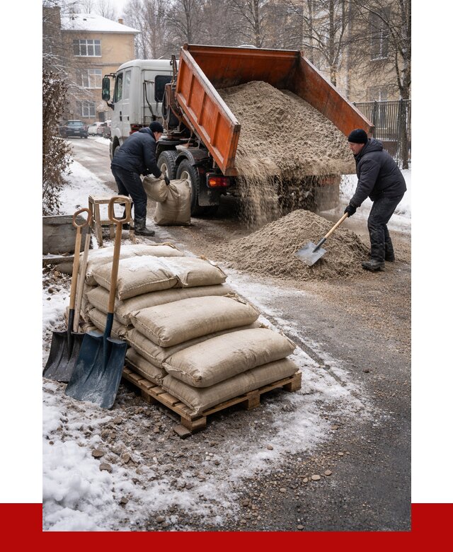 Противогололедные материалы оптом в Казани от 4459 р. | ПРОНЕРУДКзн