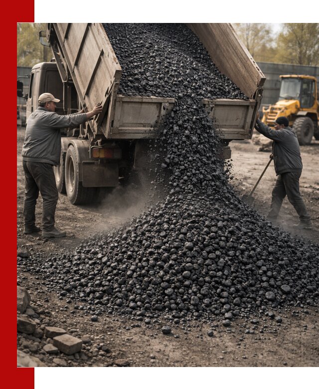 Доставка угля семечка самосвалами в Казани
