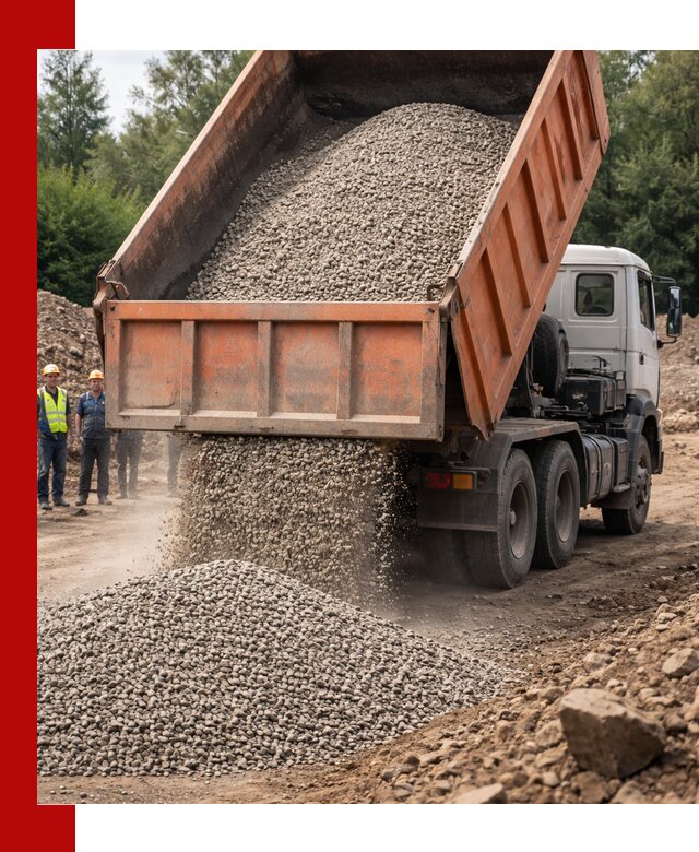 Доставка сыпучих материалов самосвалом в Казани быстро и надежно