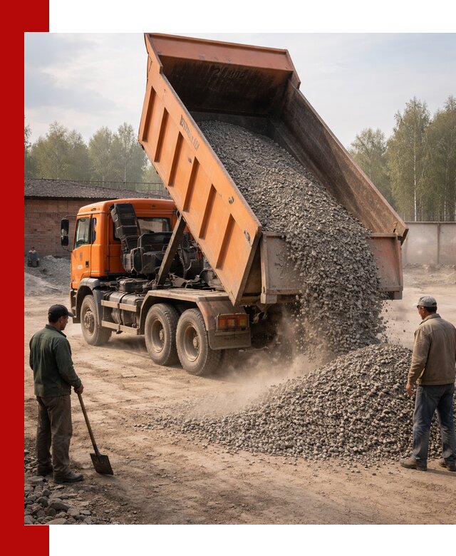 Доставка самосвалом 20 м3 в Казани быстро и надежно