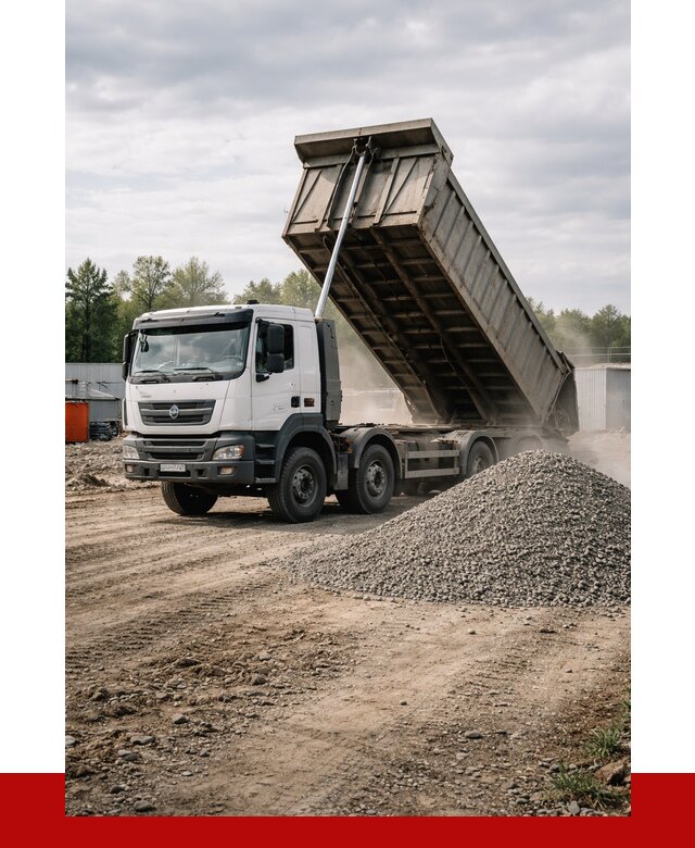 Доставка самосвалом 40 кубов в Казани от 9555 р. | ПРОНЕРУДКзн