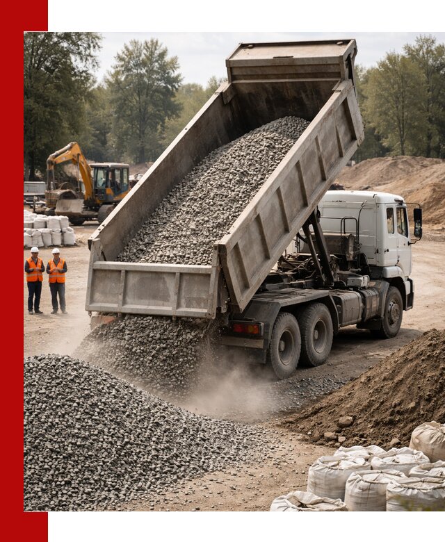 Аренда самосвала в Казани для доставки сыпучих и нерудных материалов