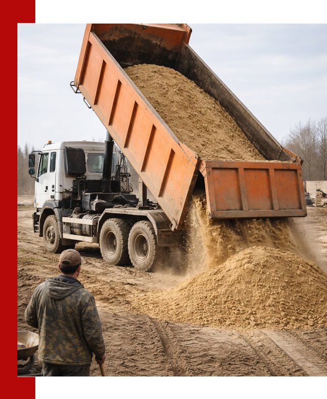 Аренда самосвала 20 тонн для перевозки грузов в Казани